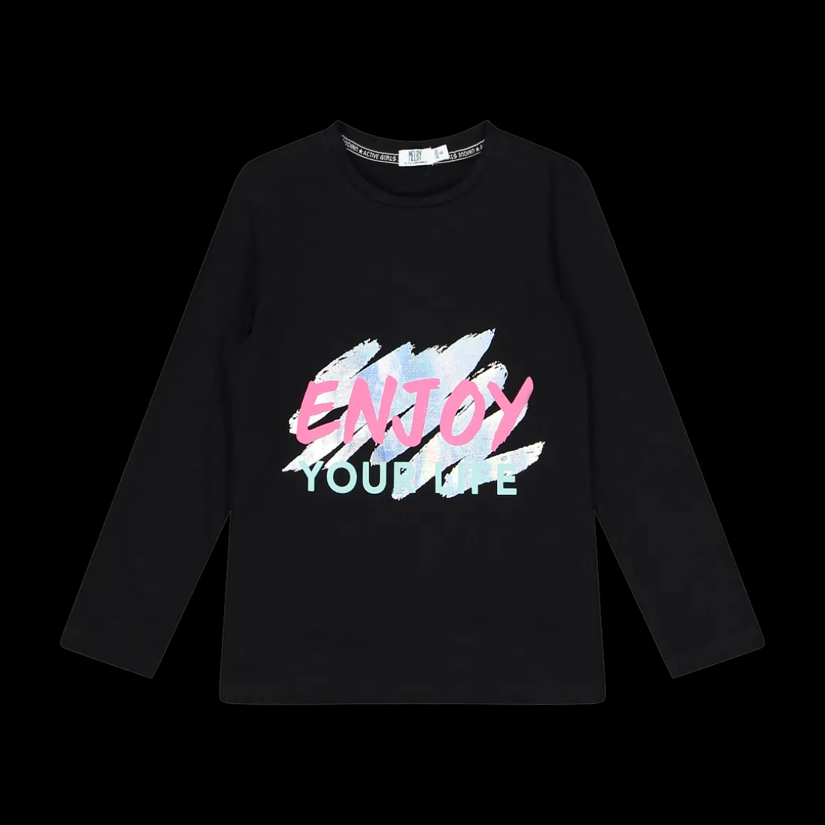 T-shirt a maniche lunghe per bambina