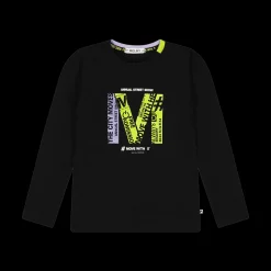 T-shirt bambina a manica lunga con glitter