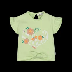 T-shirt con nodo per bambina