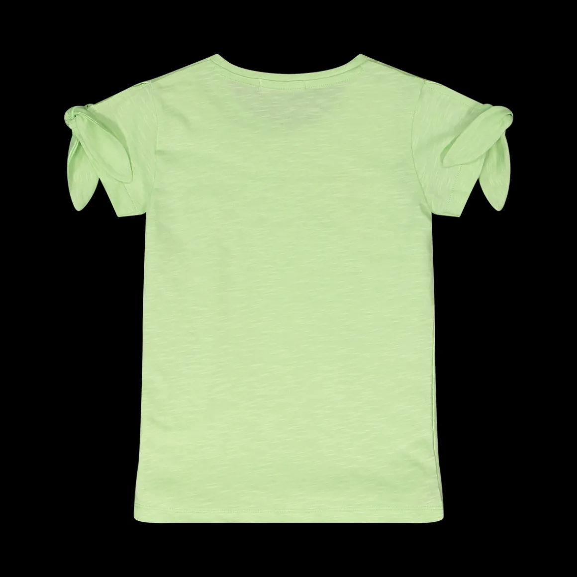 T-shirt con nodo su maniche bambina