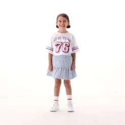 T-shirt con paillettes per bambina