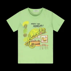 T-shirt con personaggi da bambino