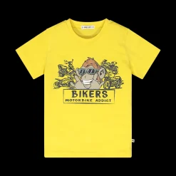 T-shirt con personaggi da bambino