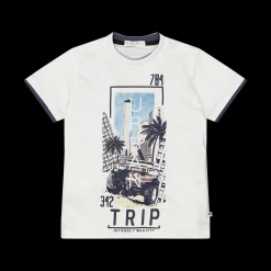 T-shirt con profili per bambino
