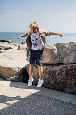 T-shirt con profili per bambino