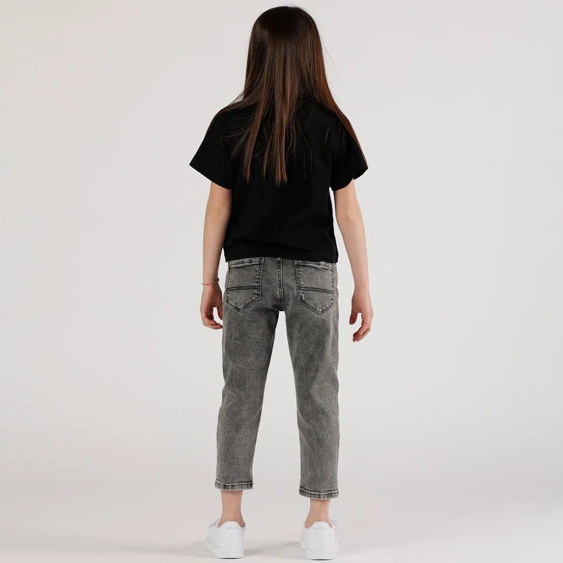 T-shirt con scritta elegante bambina