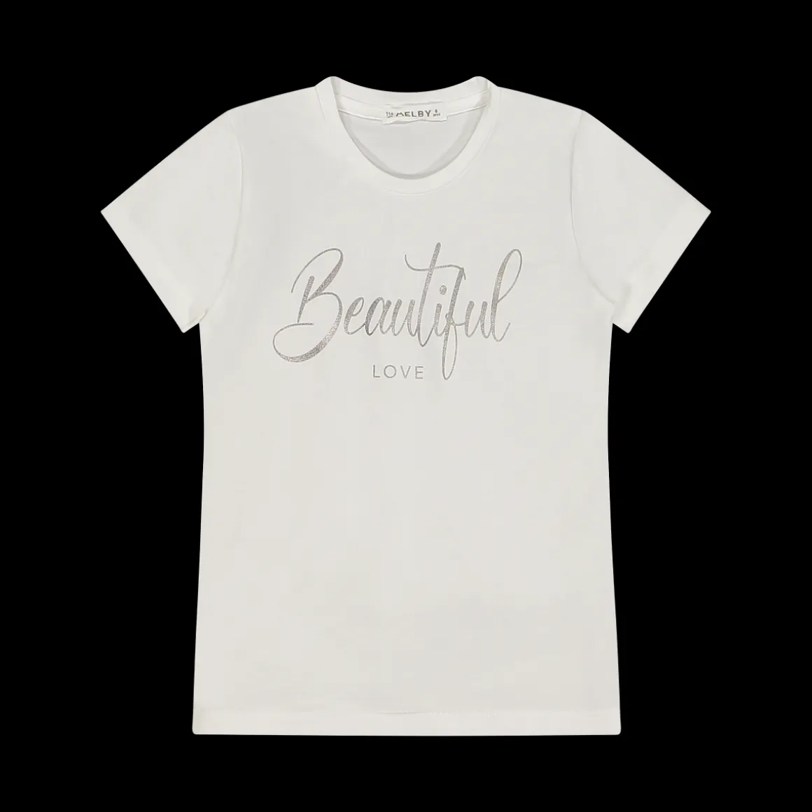 T-shirt con scritta per bambina