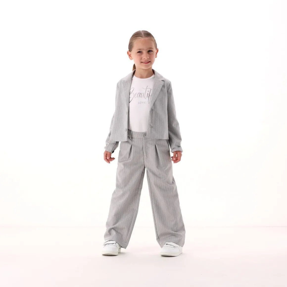 T-shirt con scritta per bambina
