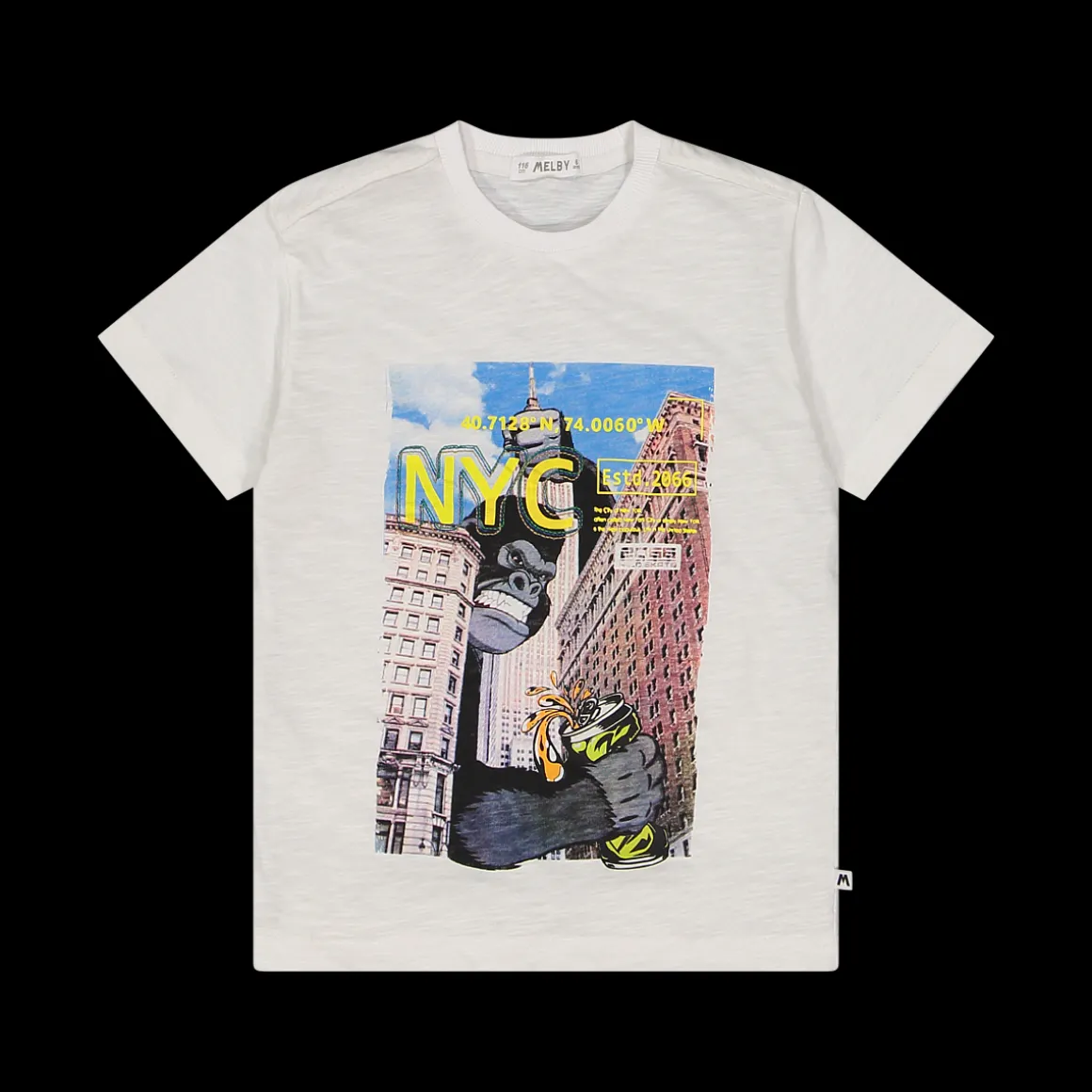 T-shirt con stampa animali per bambino