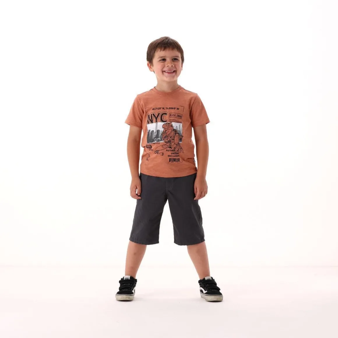 T-shirt con stampa animali per bambino