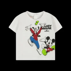 T-shirt con stampa Disney su fronte e retro da bambino