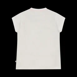 T-shirt con stampa gummy per bambina