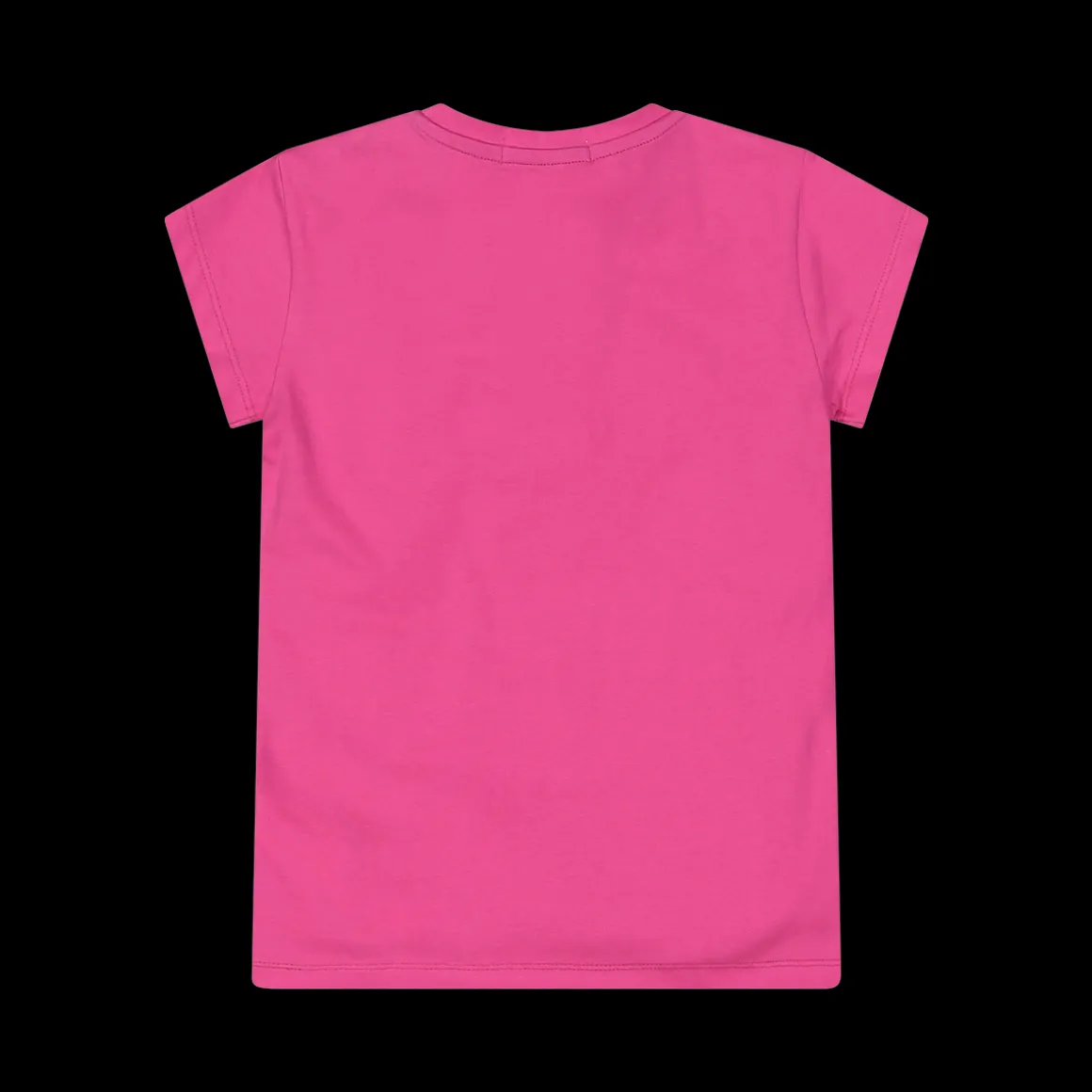 T-shirt con stampa multicolor da bambina