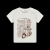 T-shirt con stampa retrò da bambino