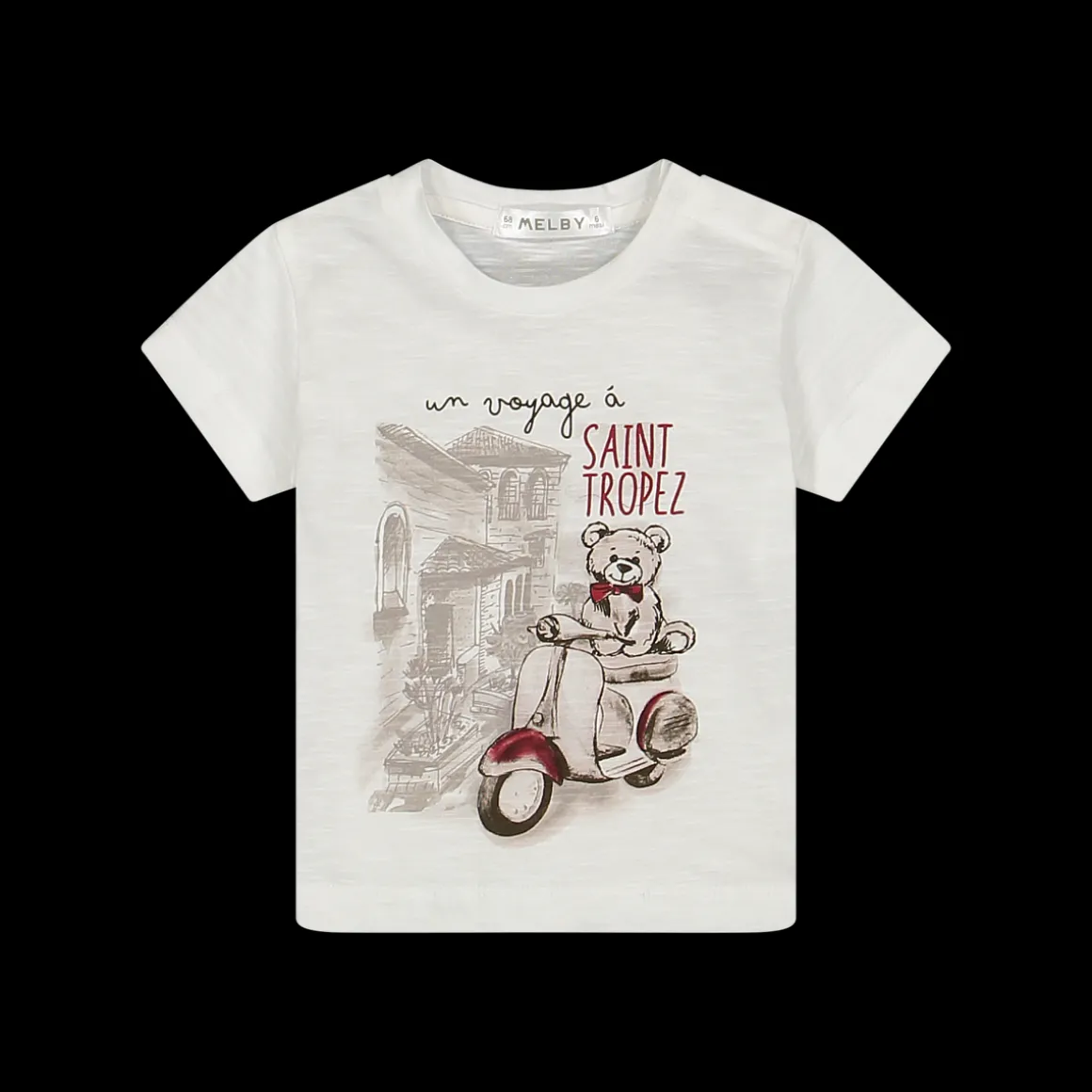 T-shirt con stampa retrò da bambino