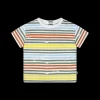 T-shirt con stampa rigata per bambino