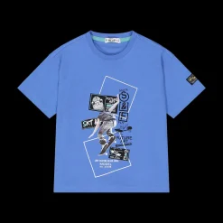 T-shirt con stampa scritte da bambino