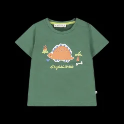 T-shirt con tenera stampa dinosauri per neonato