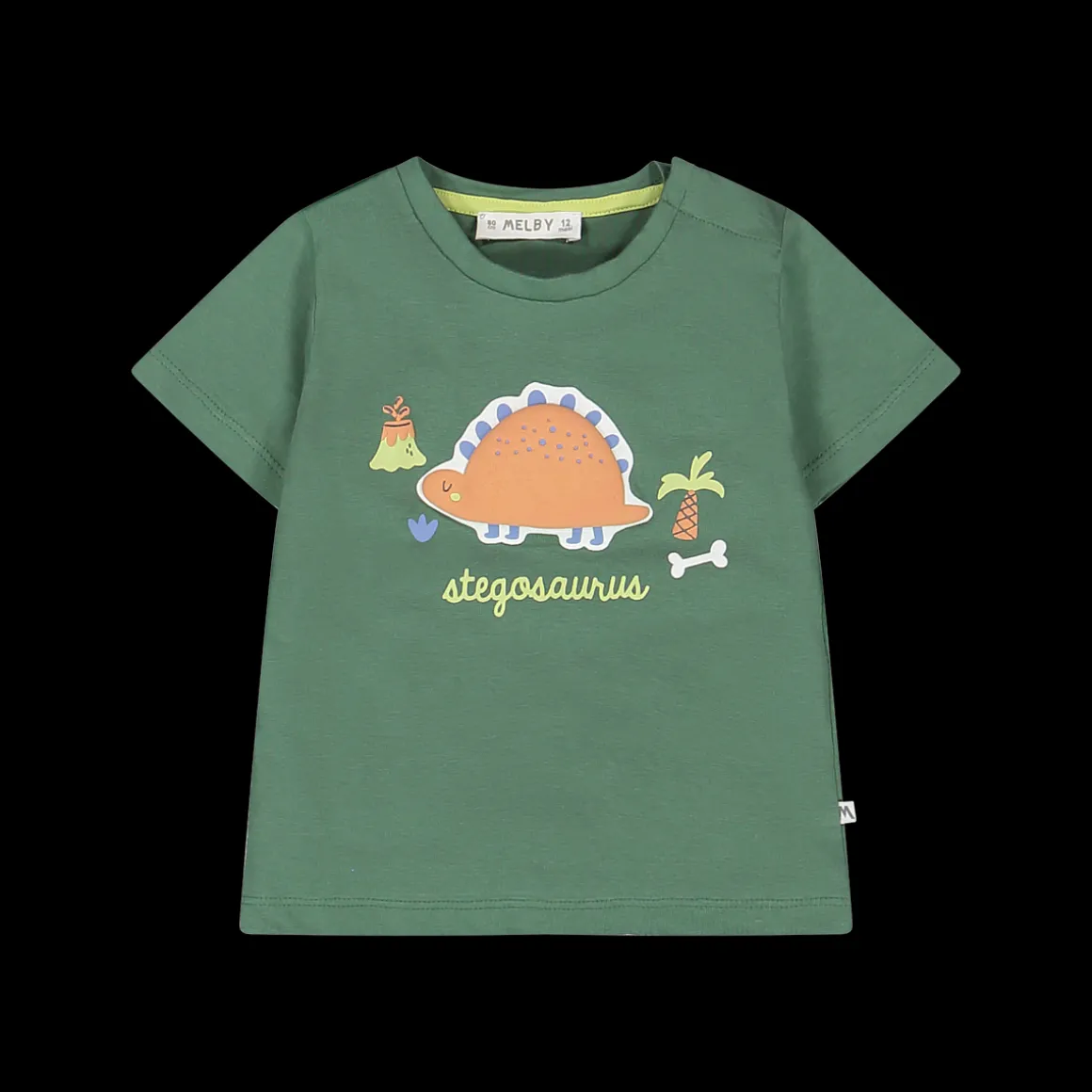 T-shirt con tenera stampa dinosauri per neonato