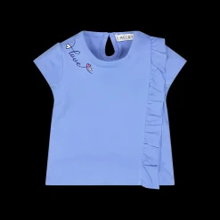 T-shirt con volant per neonata