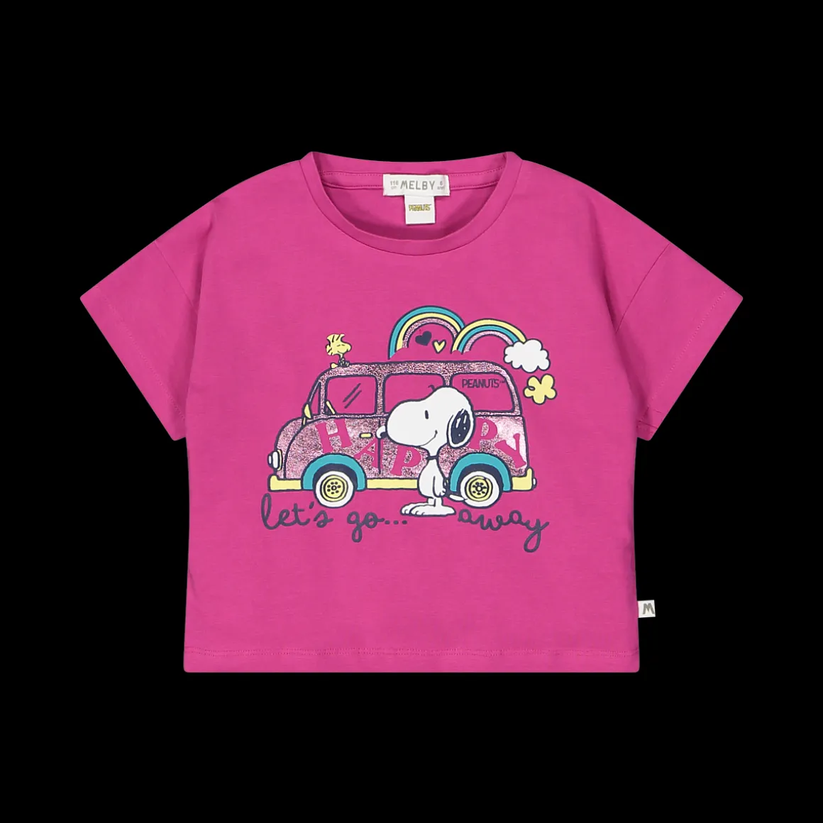 T-shirt da bambina con stampa Peneauts