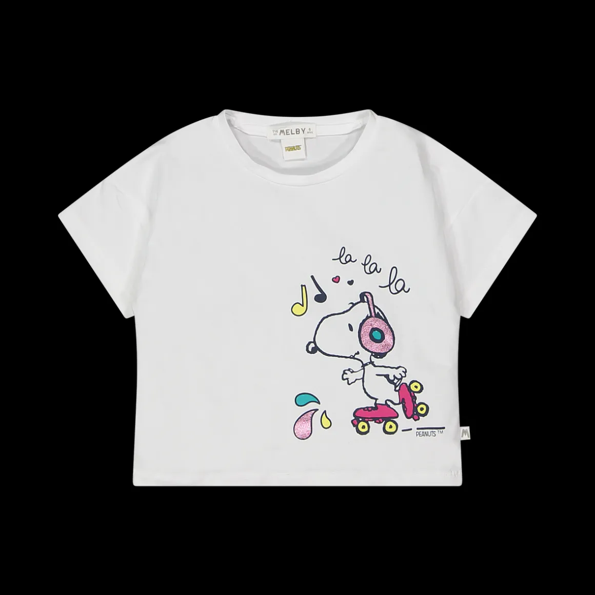 T-shirt da bambina con stampa Peneauts