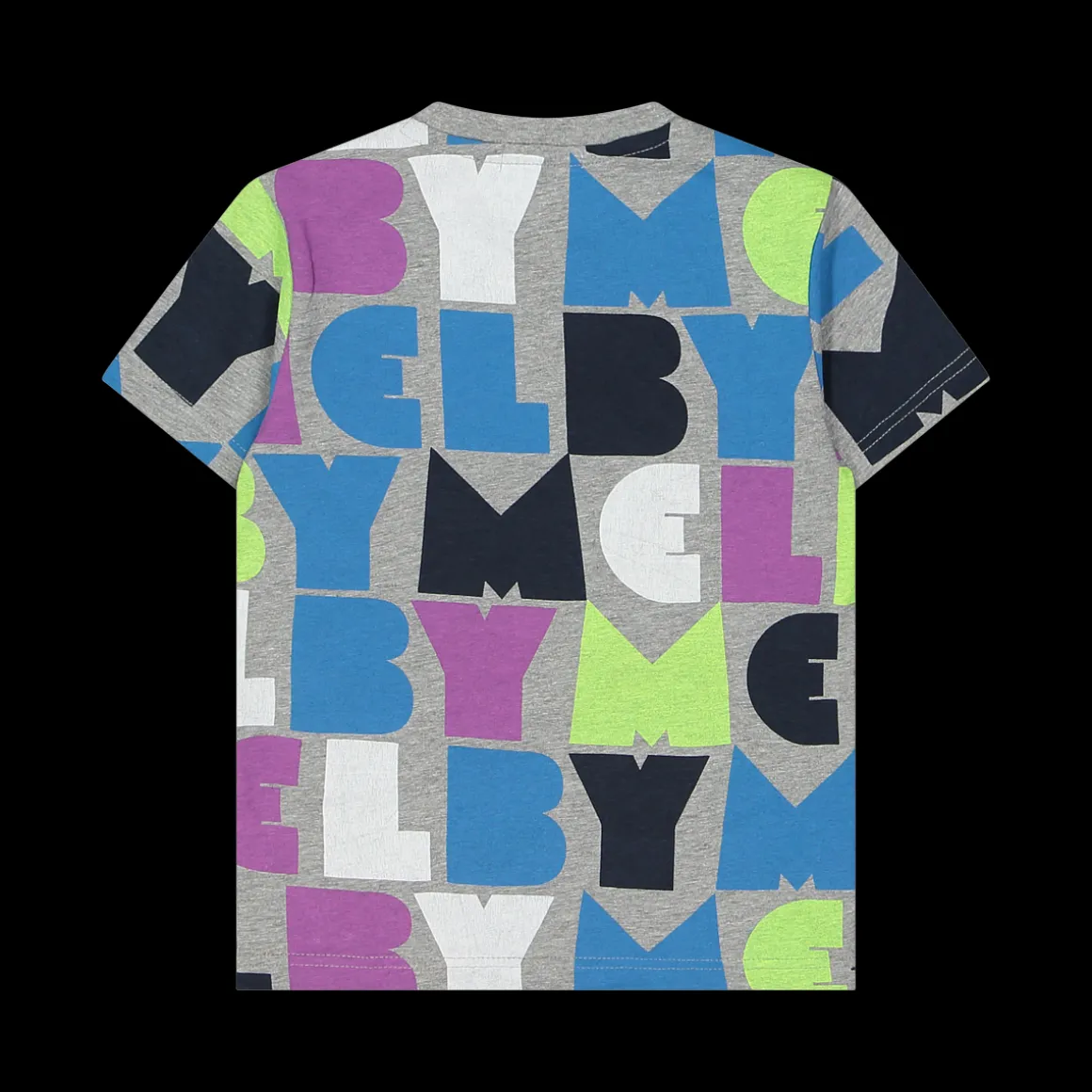 T-shirt da bambino con logo MELBY allover
