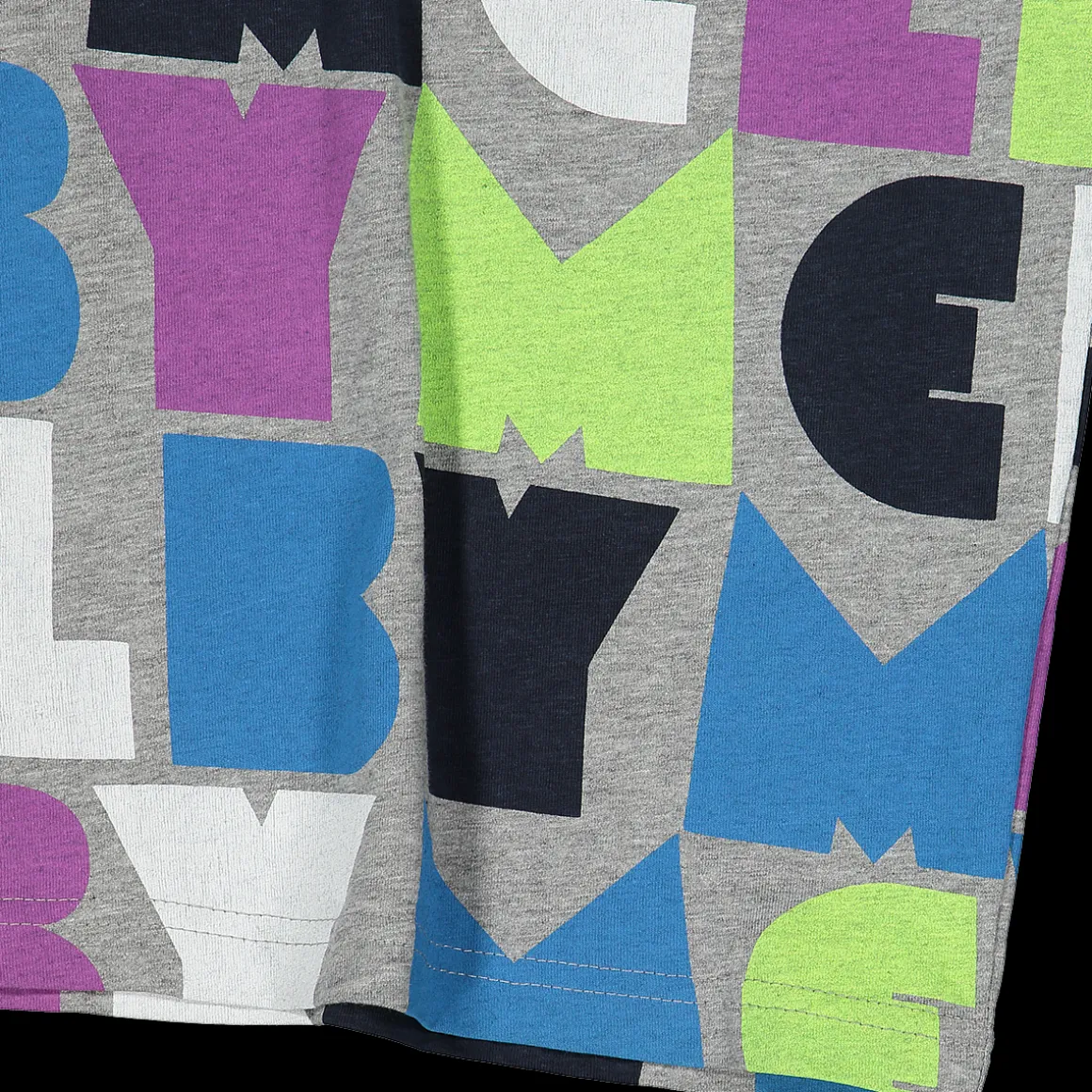 T-shirt da bambino con logo MELBY allover