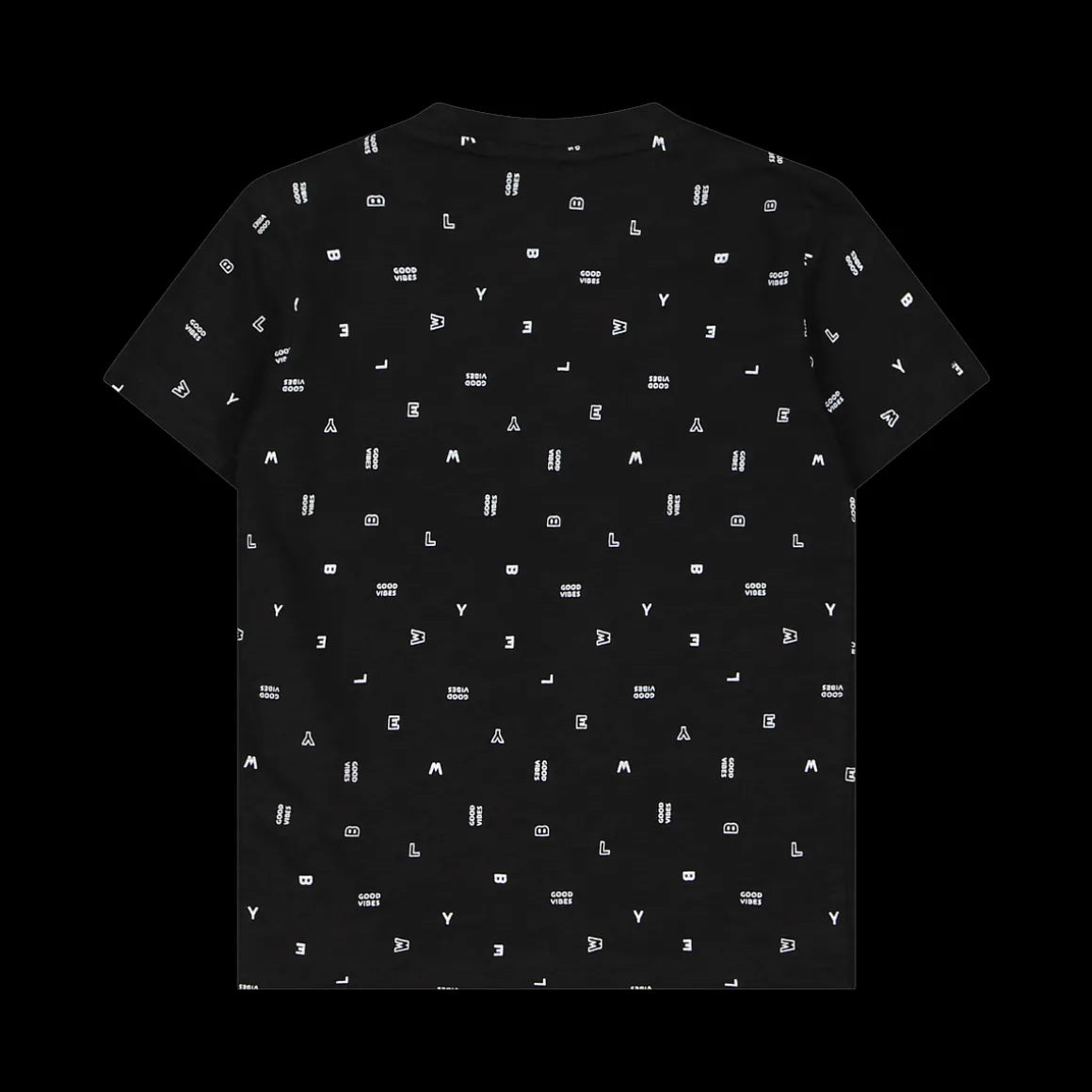 T-shirt da bambino con microstampa