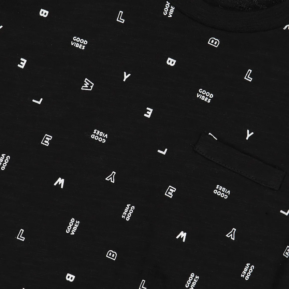 T-shirt da bambino con microstampa