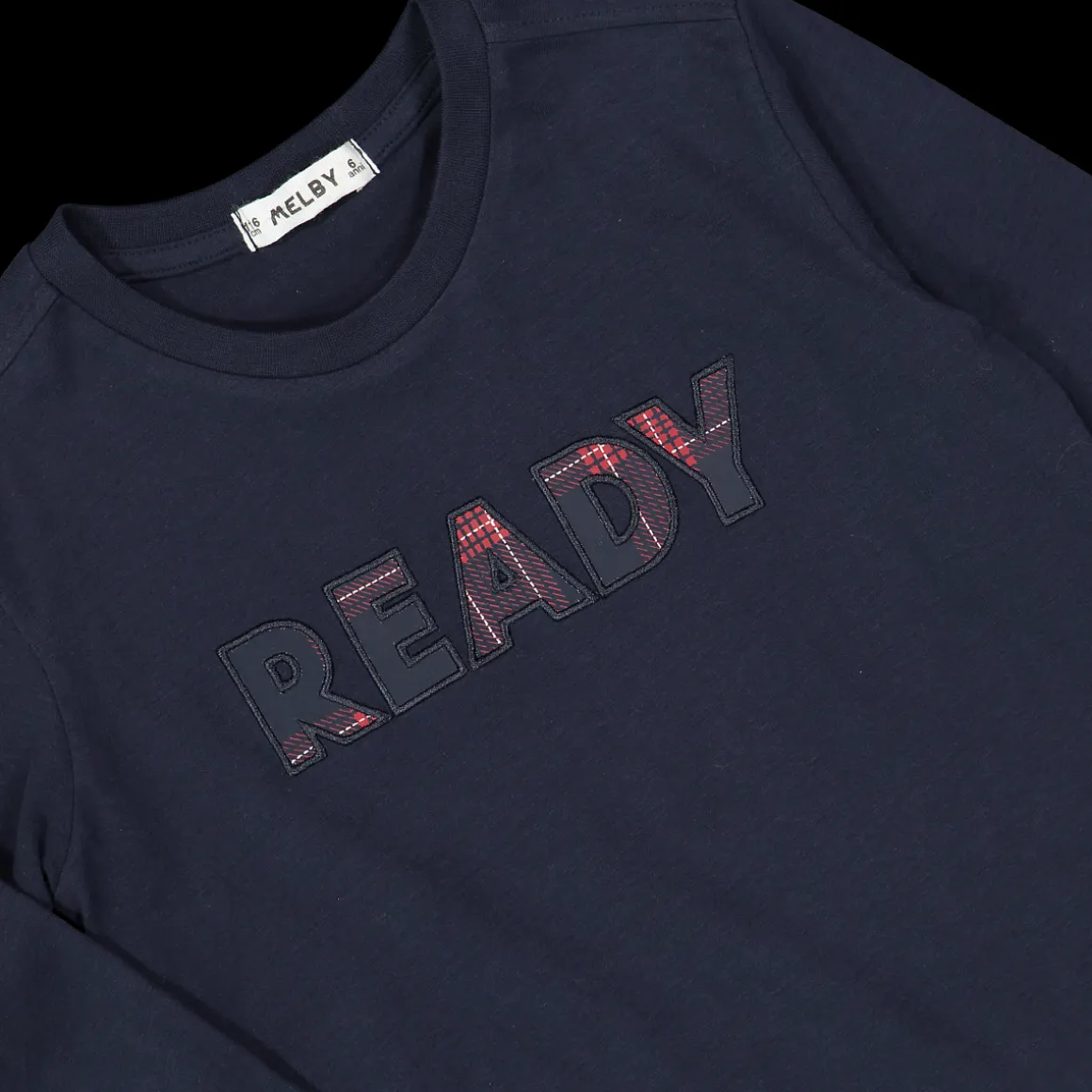 T-shirt da bambino con stampa scozzese