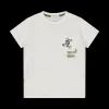 T-shirt da bambino in piquet con stampa