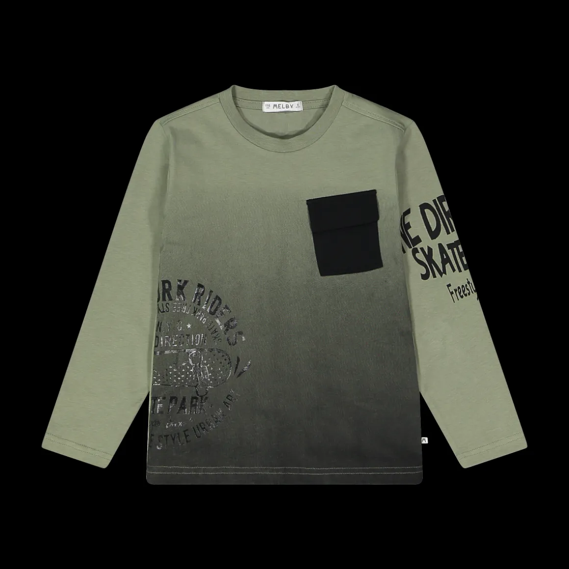T-shirt effetto sfumato per ragazzo