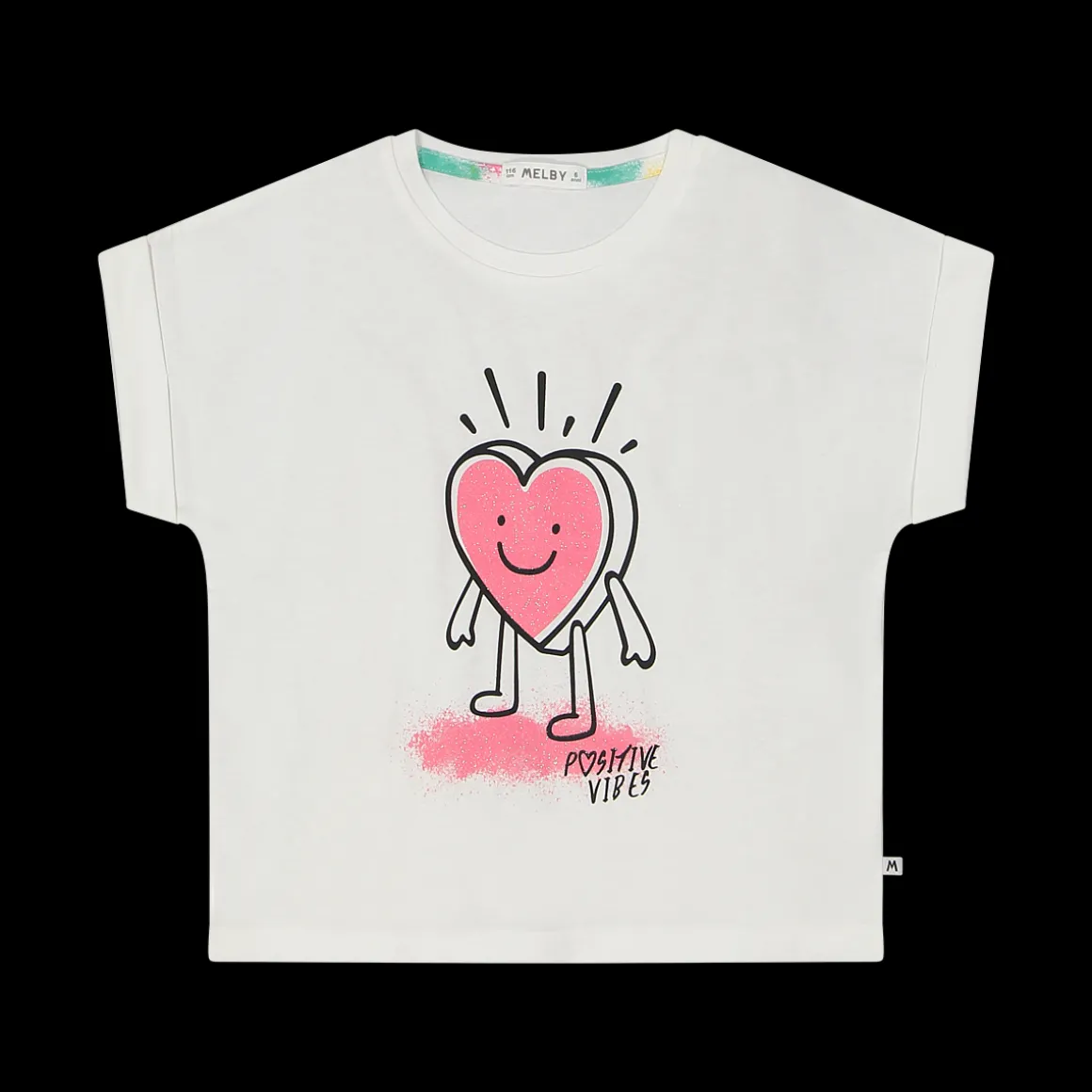 T-shirt girocollo maniche corte per bambina