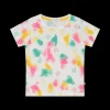 T-shirt girocollo maniche corte per bambina