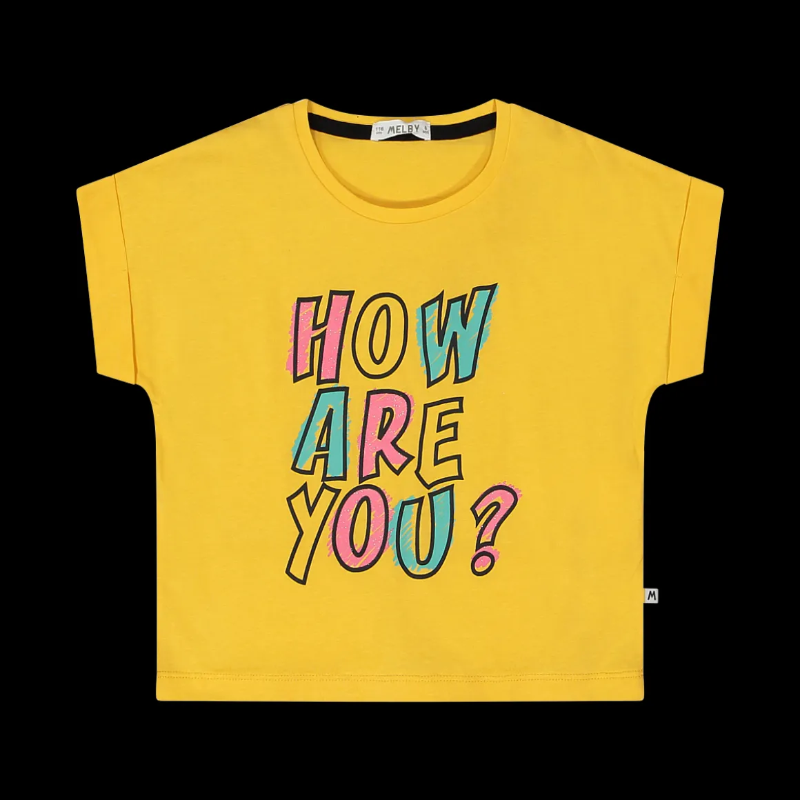 T-shirt girocollo maniche corte per bambina
