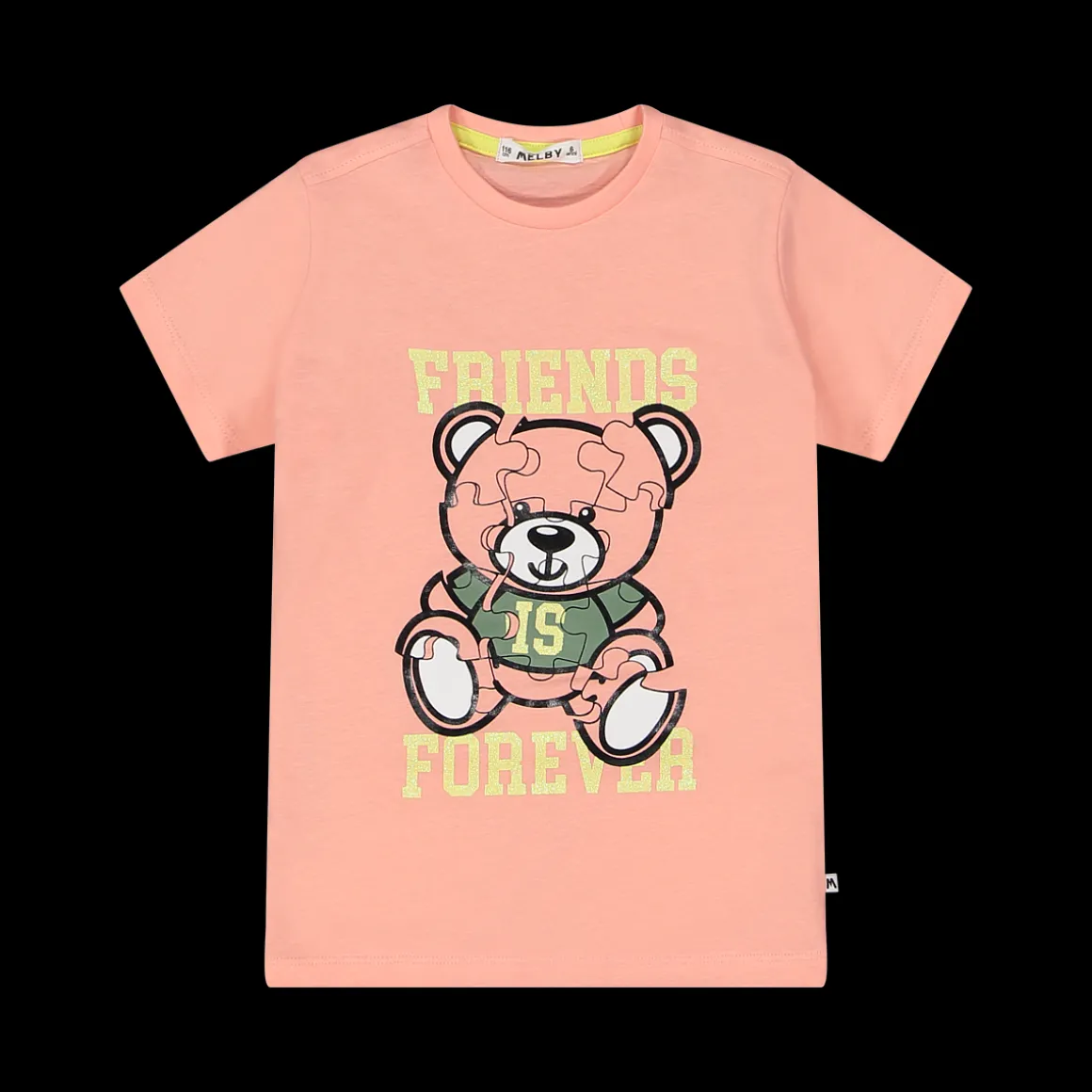 T-shirt girocollo maniche corte per bambina