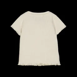 T-shirt in costina per bambina