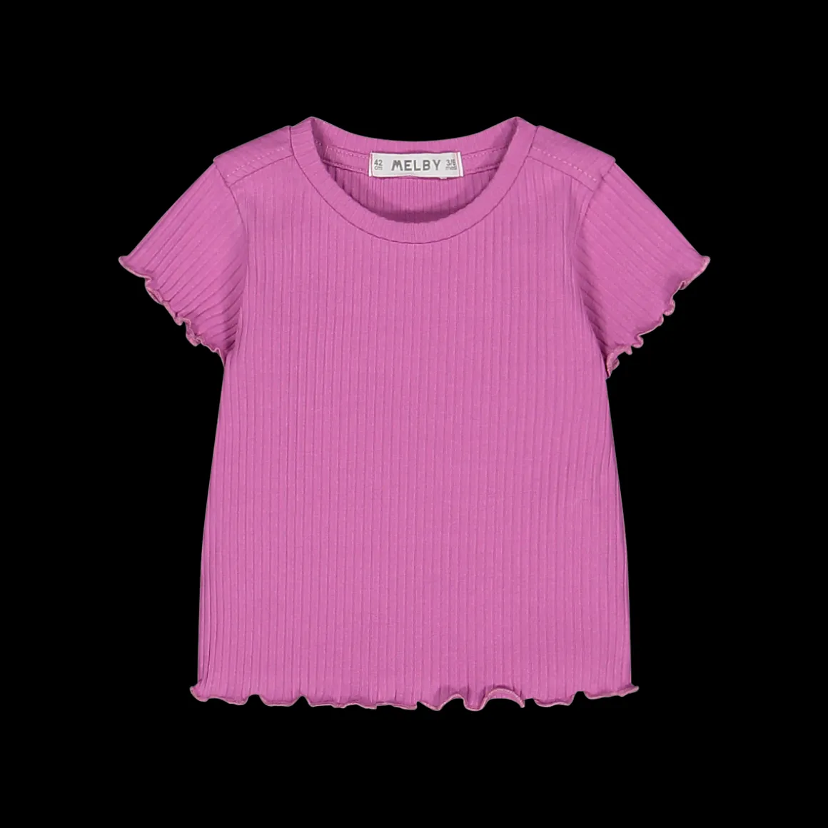 T-shirt in costina per neonata