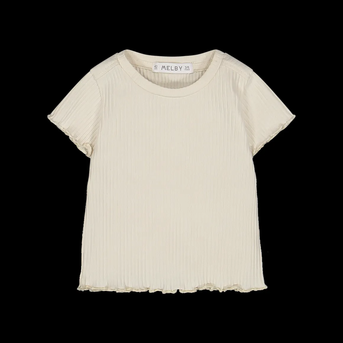 T-shirt in costina per neonata