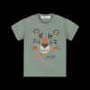 T-shirt in cotone malfilè da bambino