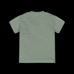 T-shirt in cotone malfilè da bambino