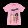 T-shirt in jersey Barbie da bambina