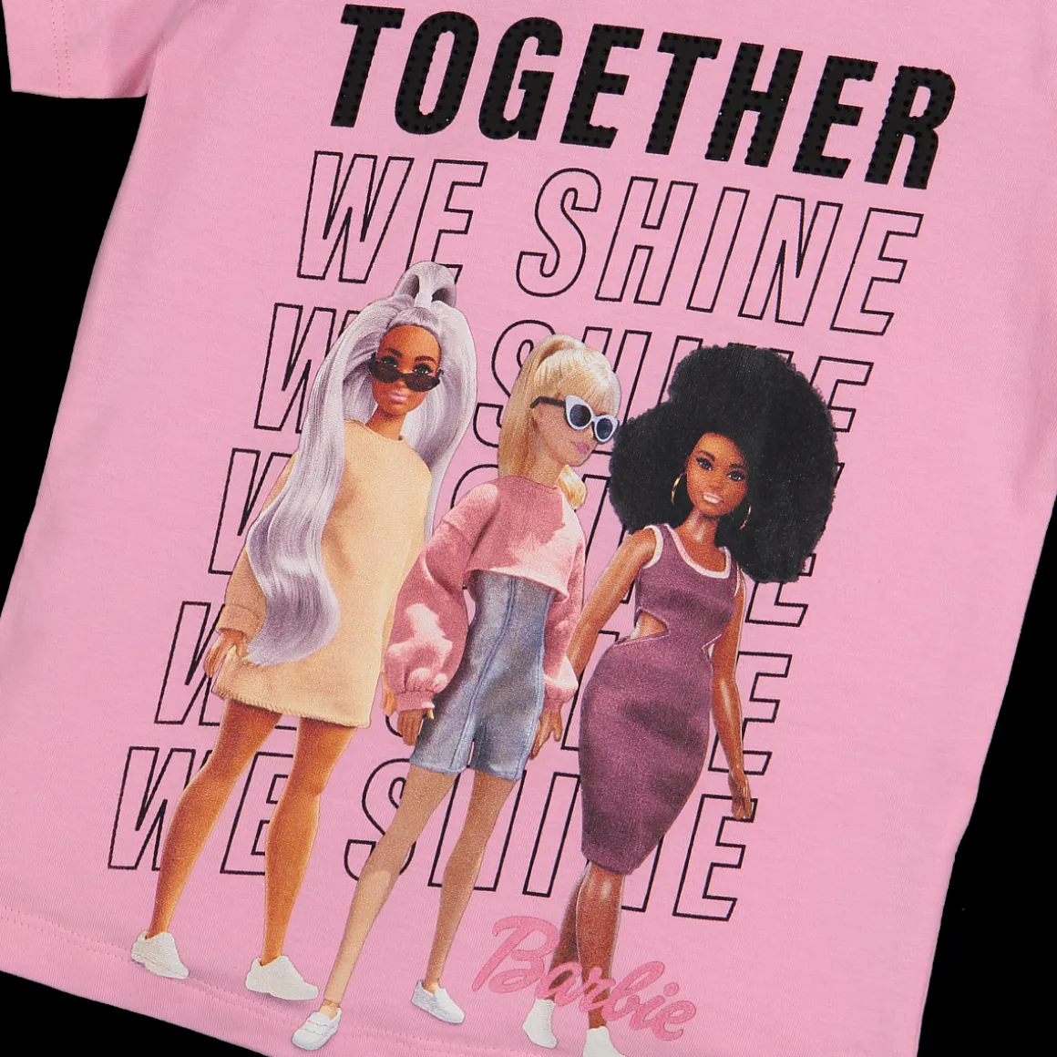 T-shirt in jersey Barbie da bambina