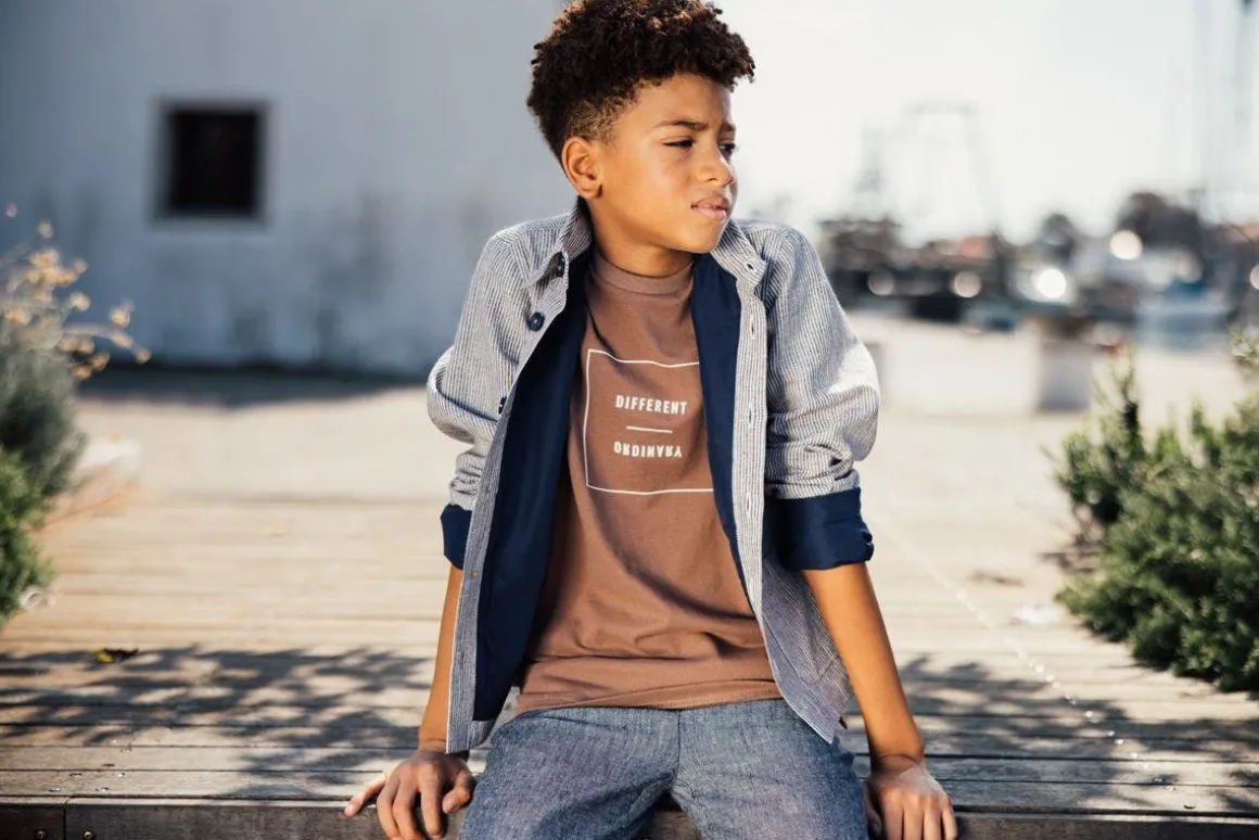 T-shirt in piquet per bambino