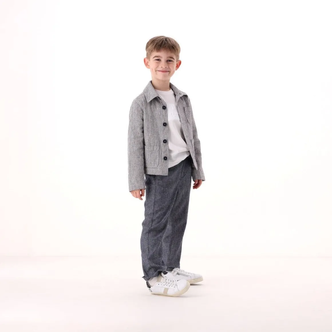 T-shirt in piquet per bambino