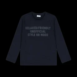 T-shirt jersey bambino con scritta