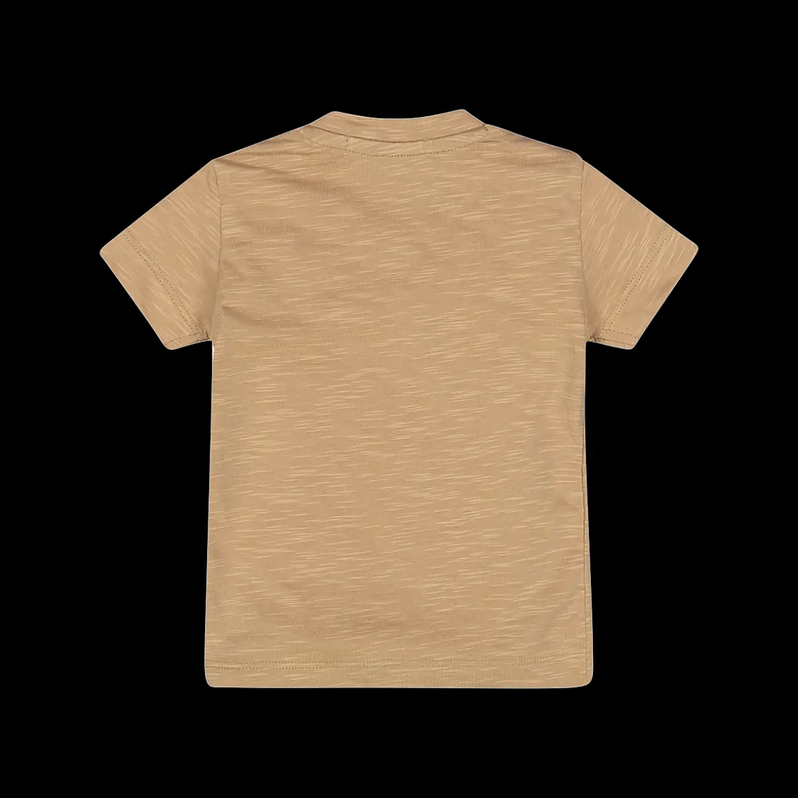 T-shirt manica corta in jersey 100% cotone effetto lino bambino