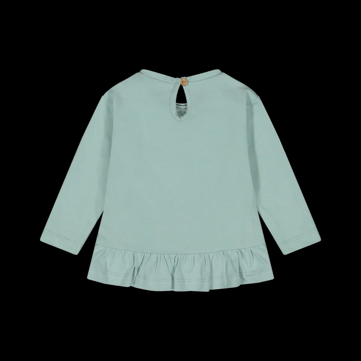 T-shirt manica lunga bambina in jersey elasticizzato