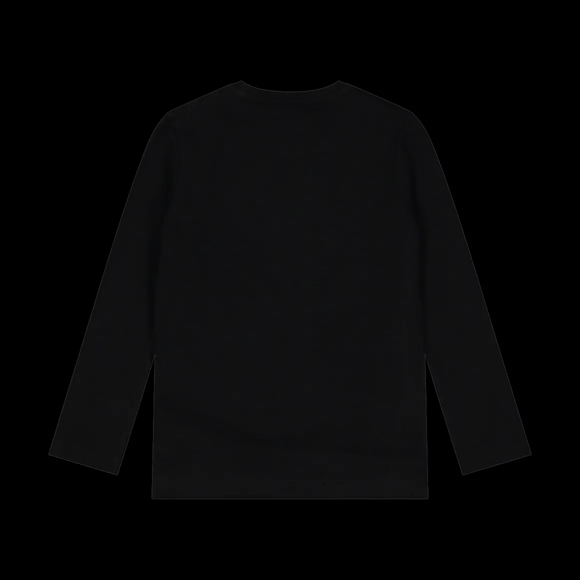 T-shirt manica lunga bambina con stampa oro